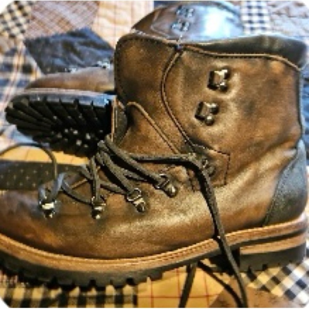 Freebird Brown Lace Up Boots